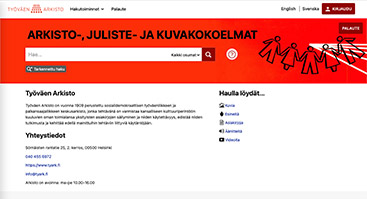 tyark.finna.fi kuvakaappaus